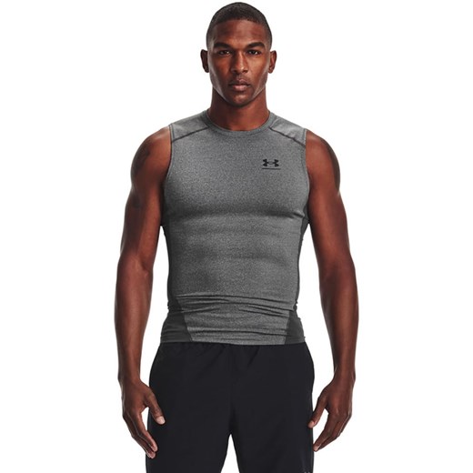 Under Armour Top funkcyjny w kolorze szarym ze sklepu Limango Polska w kategorii T-shirty męskie - zdjęcie 165195584