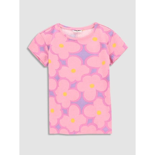 MOKIDA Koszulka w kolorze różowym ze sklepu Limango Polska w kategorii Bluzki dziewczęce - zdjęcie 165196134