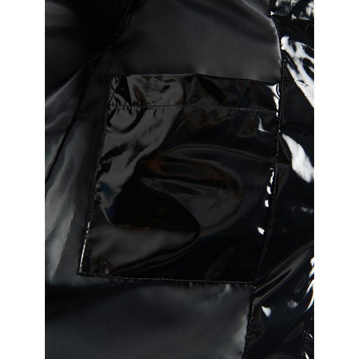 Reserved - Ocieplany płaszcz z kapturem - czarny Reserved 164 (13 lat) Reserved