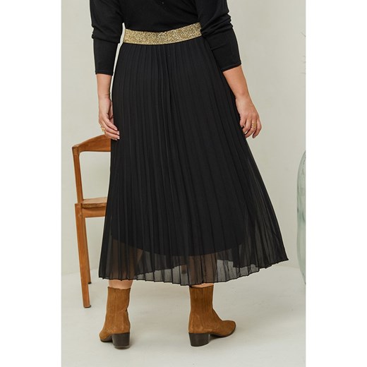 Spódnica Curvy Lady czarna midi 