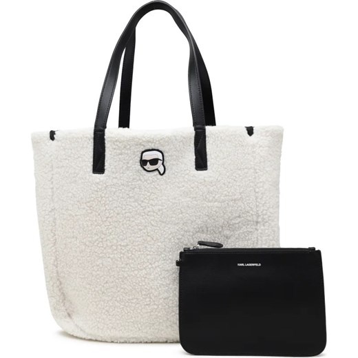 Karl Lagerfeld Dwustronna shopperka + saszetka k/ikonik 2.0 ze sklepu Gomez Fashion Store w kategorii Torby Shopper bag - zdjęcie 165215230