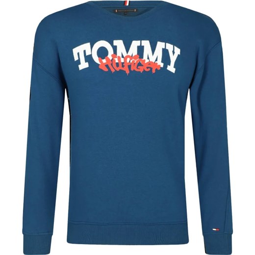 Bluza chłopięca Tommy Hilfiger z napisami bawełniana 