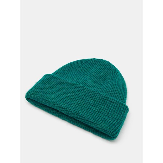 Mohito - Gładka zielona czapka - Khaki Mohito ONE SIZE Mohito