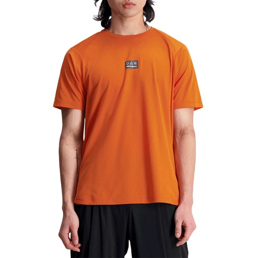 Pomarańczowa t-shirt męski New Balance z krótkim rękawem 