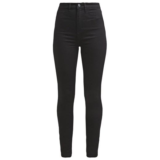 Vila VICOMMIT  Jeansy Slim fit black zalando szary abstrakcyjne wzory