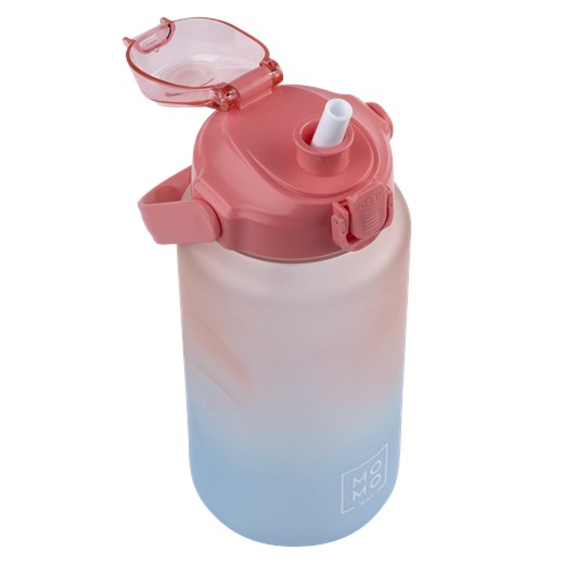 Butelka na wodę 1.5L różowo-niebieska | BPA free 1500ml Sklep SOXO