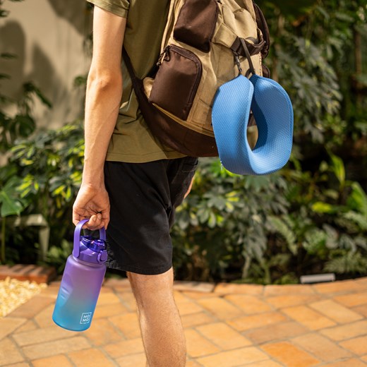 Butelka na wodę 1.5L fioletowo-niebieska | BPA free 1500ml Sklep SOXO