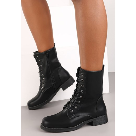 Czarne Botki Voxrydar Renee 36 wyprzedaż renee.pl