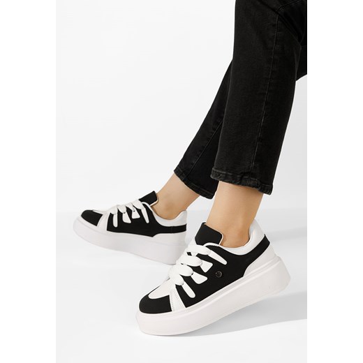 Czarne sneakersy na platformie Cassatia ze sklepu Zapatos w kategorii Buty sportowe damskie - zdjęcie 165298681