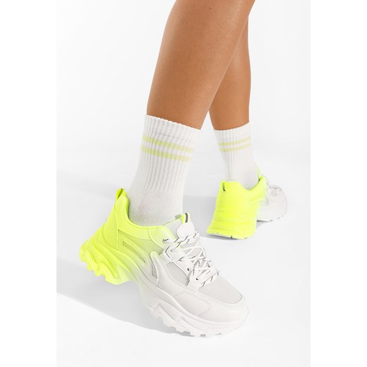 Białe sneakersy damskie Chrystelle  V2 ze sklepu Zapatos w kategorii Buty sportowe damskie - zdjęcie 165299351