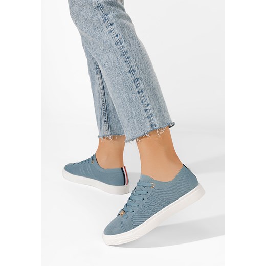 Niebieskie sneakersy damskie Belinda ze sklepu Zapatos w kategorii Buty sportowe damskie - zdjęcie 165299393