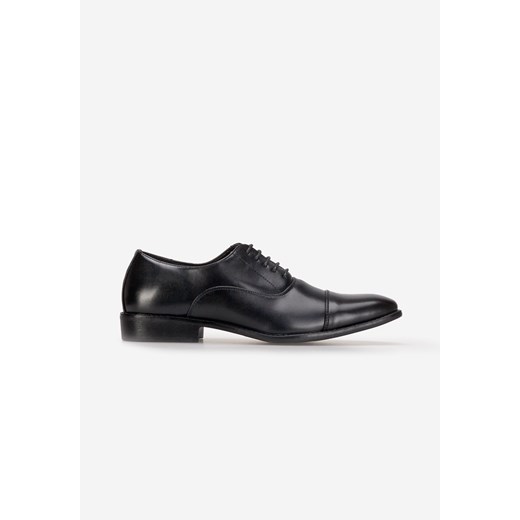 Czarne półbuty eleganckie męskie Velez ze sklepu Zapatos w kategorii Czółenka - zdjęcie 165300883