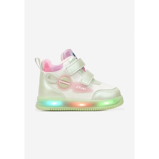 Zielone Buty Sportowe LED Caniopis ze sklepu born2be.pl w kategorii Buty sportowe dziecięce - zdjęcie 165302993