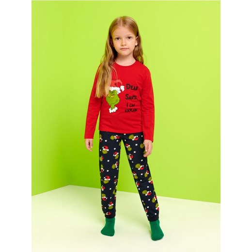 Sinsay - Piżama Grinch - czerwony ze sklepu Sinsay w kategorii Piżamy dziecięce - zdjęcie 165303862