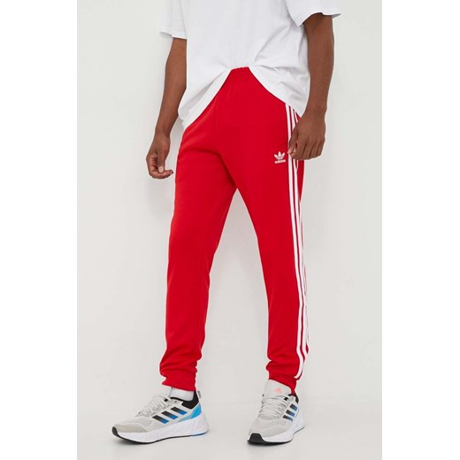 adidas Originals spodnie dresowe kolor czerwony z aplikacją S PRM