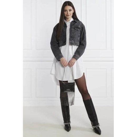 Kopertówka czarna Karl Lagerfeld elegancka 