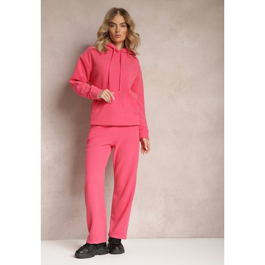 Czerwony 2-częściowy Komplet Ocieplany z Bluzą i Spodniami Enchante ze sklepu Renee odzież w kategorii Dresy damskie - zdjęcie 165334483