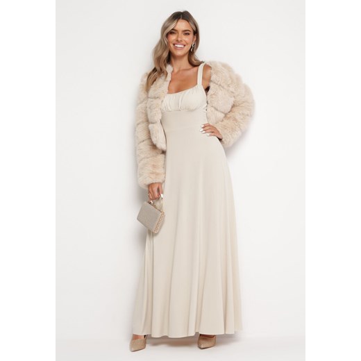 Sukienka Born2be rozkloszowana maxi elegancka