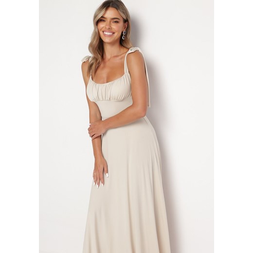 Sukienka Born2be na ramiączkach elegancka maxi