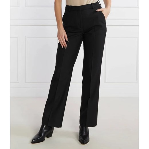 Calvin Klein Spodnie | Straight fit ze sklepu Gomez Fashion Store w kategorii Spodnie damskie - zdjęcie 165337292