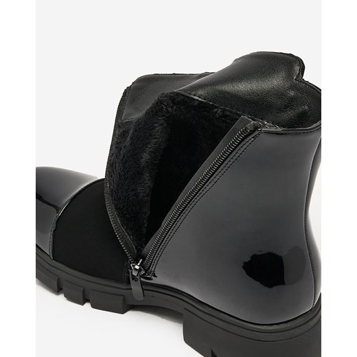 Botki Royalfashion.pl bez zapięcia jesienne 