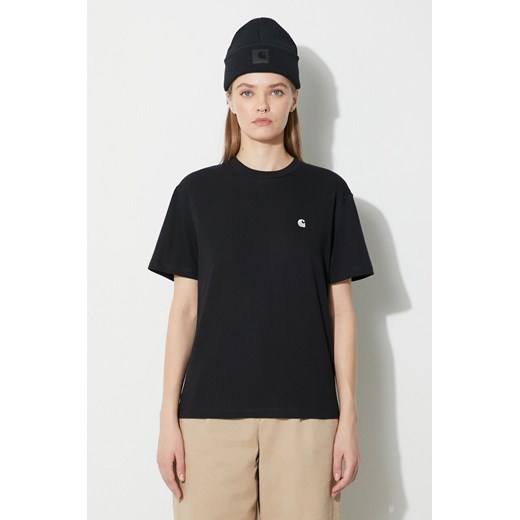 Carhartt WIP t-shirt bawełniany damski kolor czarny M PRM