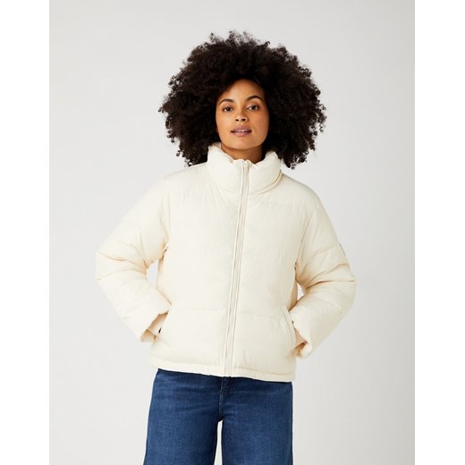 Kurtka Damska Wrangler Short Puffer White Swan W4Q3YJX3C Wrangler L wyprzedaż Elwix