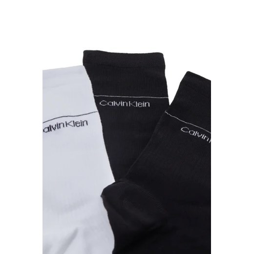 Czarne skarpetki damskie Calvin Klein z poliamidu