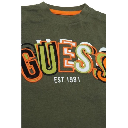 T-shirt chłopięce Guess z długim rękawem 