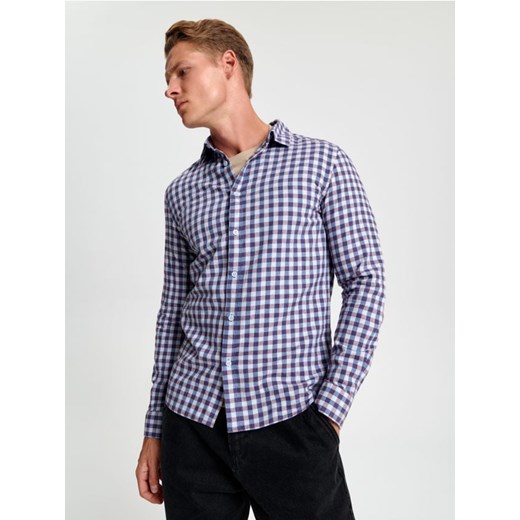 Sinsay - Koszula w kratę - błękitny ze sklepu Sinsay w kategorii Koszule męskie - zdjęcie 165388402