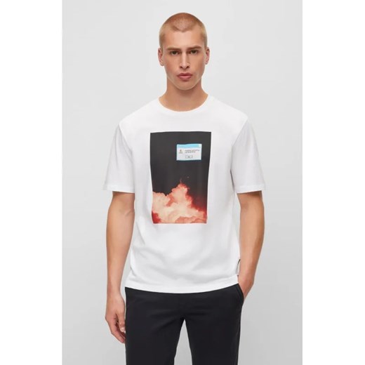 BOSS ORANGE T-shirt TeMemory | Regular Fit ze sklepu Gomez Fashion Store w kategorii T-shirty męskie - zdjęcie 165393274