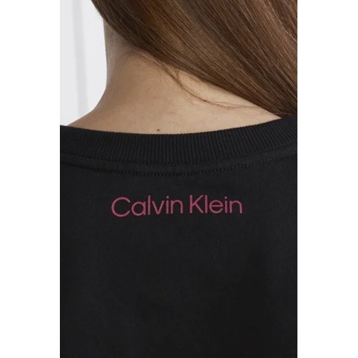 Calvin Klein Underwear bluza damska casual czarna z napisem 