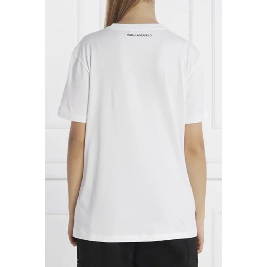Karl Lagerfeld T-shirt ikonik 2.0 | Oversize fit Karl Lagerfeld M okazyjna cena Gomez Fashion Store