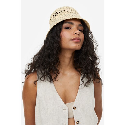 H & M - Słomkowy kapelusz wędkarski - Beżowy H & M S;54 H&M