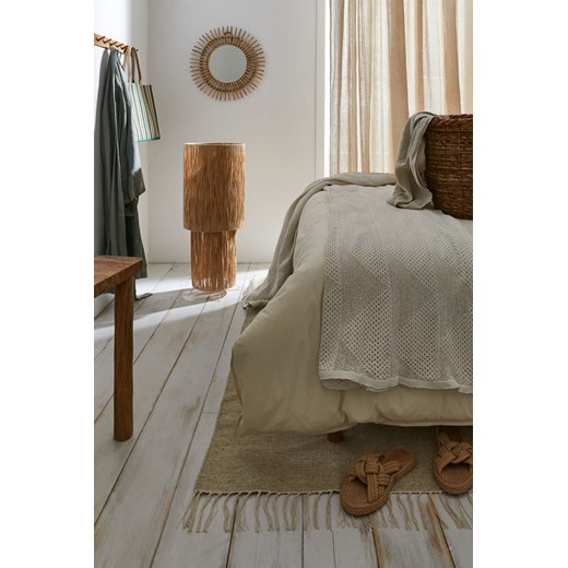 H & M - Lampa podłogowa z papierowej'słomki - Beżowy H & M H&M