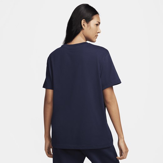 T-shirt damski Nike Sportswear - Niebieski Nike S (EU 36-38) Nike poland okazyjna cena