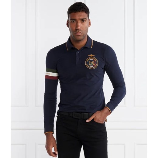 Aeronautica Militare Polo | Slim Fit ze sklepu Gomez Fashion Store w kategorii T-shirty męskie - zdjęcie 165399432