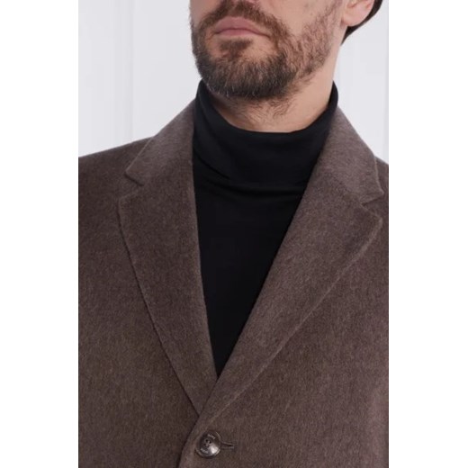 BOSS Wełniany płaszcz H-Hyde-C-224 52 promocyjna cena Gomez Fashion Store