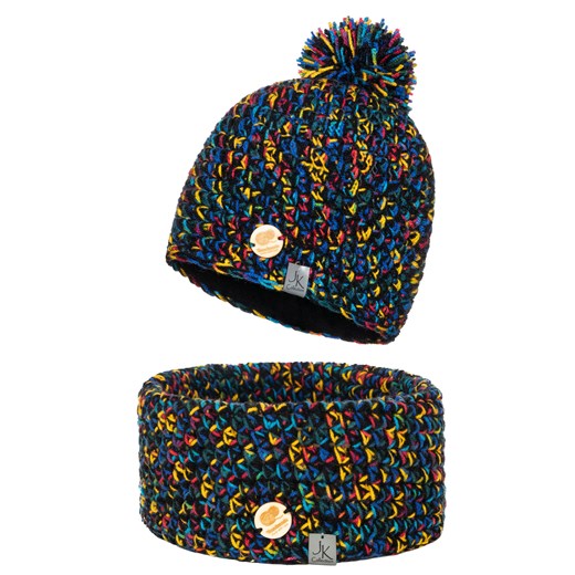 Zimowy komplet Damski handmade ze sklepu JK-Collection w kategorii Komplety czapka i szalik damskie - zdjęcie 165401902