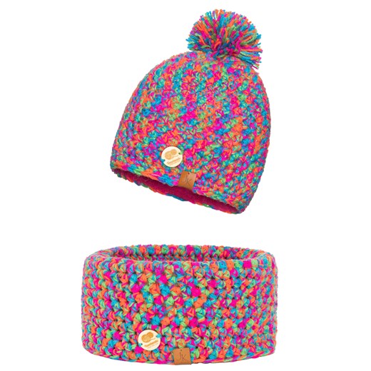 Zimowy komplet Damski handmade ze sklepu JK-Collection w kategorii Komplety czapka i szalik damskie - zdjęcie 165402074