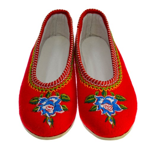 Filcowe pantofle damskie ze sklepu JK-Collection w kategorii Kapcie damskie - zdjęcie 165402081