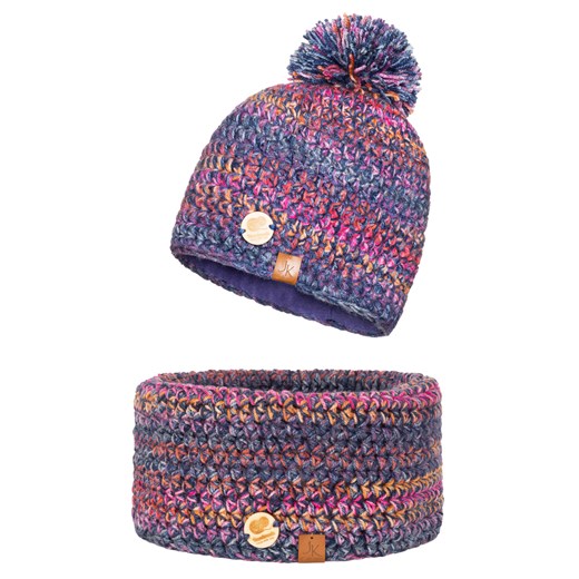 Zimowy komplet Damski handmade ze sklepu JK-Collection w kategorii Komplety czapka i szalik damskie - zdjęcie 165403050