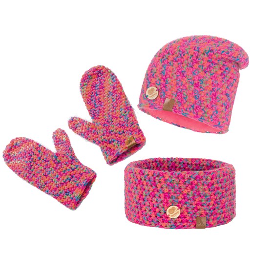 Zimowy komplet Damski handmade ze sklepu JK-Collection w kategorii Komplety czapka i szalik damskie - zdjęcie 165403114