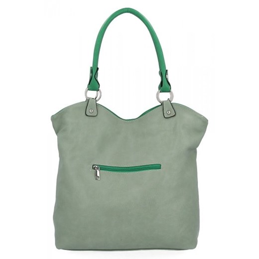 Torebka Damska Shopper Bag XL firmy Hernan Jasno Zielona Hernan One Size promocja torbs.pl