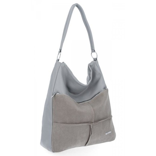 Uniwersalna Torebka Damska Bee Bag Bee Bag Jasno Szara Bee Bag One Size torbs.pl
