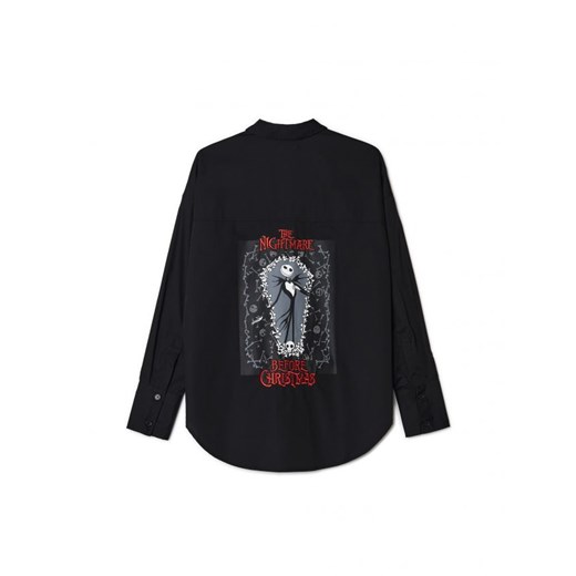 Cropp - Czarna koszula Miasteczko Halloween - czarny ze sklepu Cropp w kategorii Koszule damskie - zdjęcie 165416992