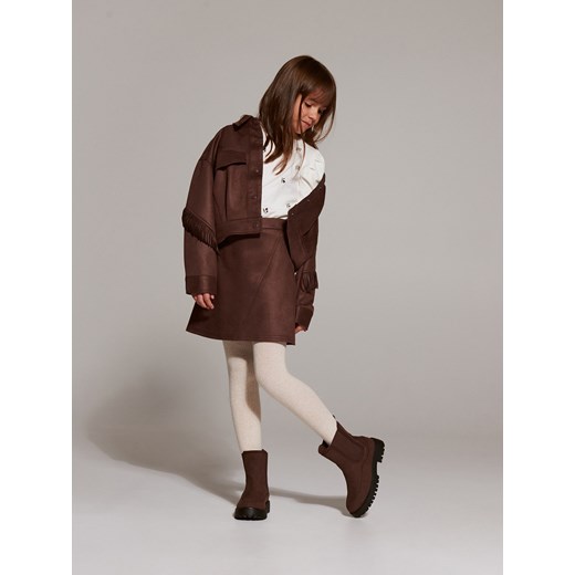 Reserved - Spódnica mini - mahoniowy ze sklepu Reserved w kategorii Spódnice dziewczęce - zdjęcie 165425834