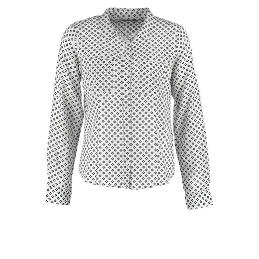 Kaffe IDA Bluzka midnight zalando szary abstrakcyjne wzory