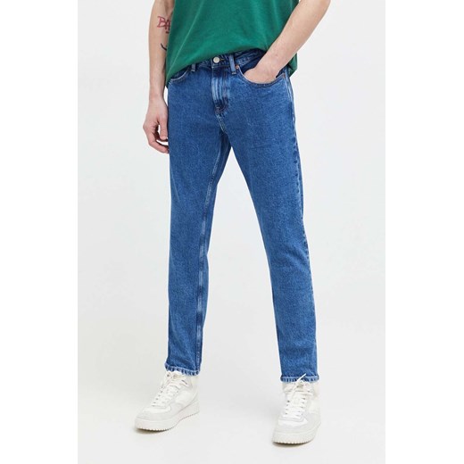 Tommy Jeans jeansy Austin męskie kolor niebieski DM0DM18161 ze sklepu ANSWEAR.com w kategorii Jeansy męskie - zdjęcie 165431693