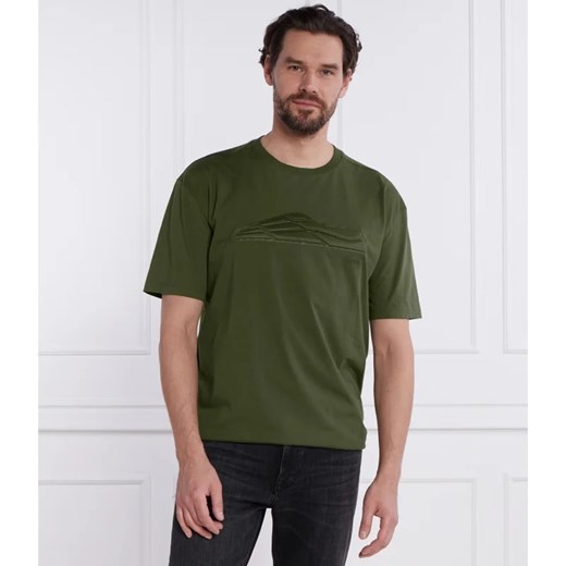 BOSS HUGO t-shirt męski casual z krótkim rękawem